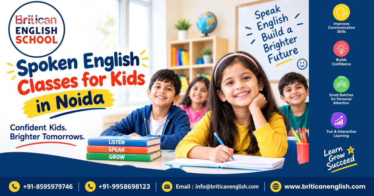 Spoken English Classes for Kids in Noida
